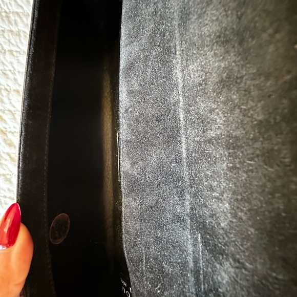 Authentic Gucci Patent Microguccissima Small Broadway Clutch Black - Picture 5 of 7